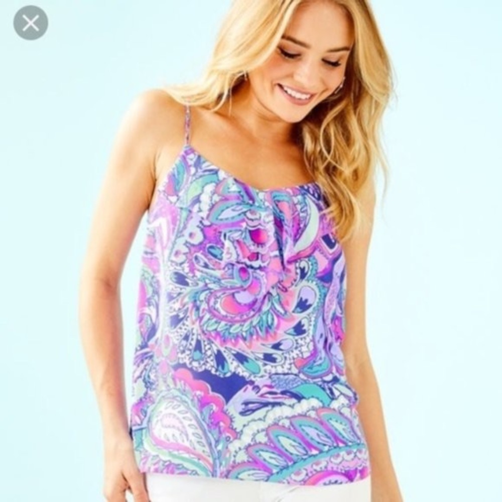 Lilly Pulitzer Karsen Cami Tank Top Size Xsmall